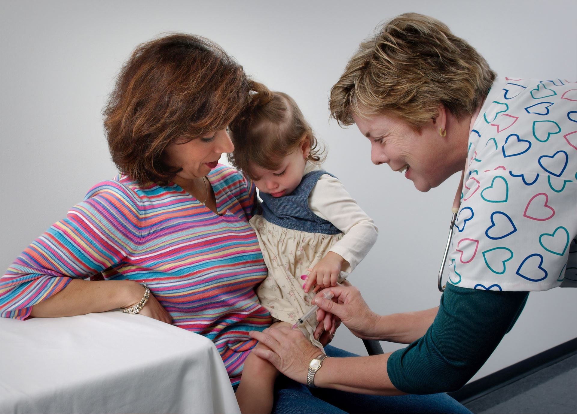 nurse and child